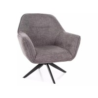 Auduma krēsls GALIA BREGO pelēks